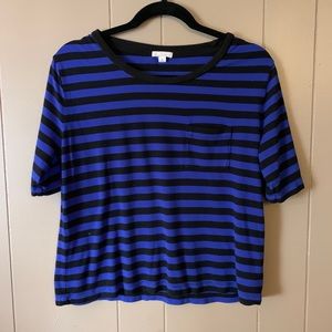 [GAP] Black and Blue Striped Shirt